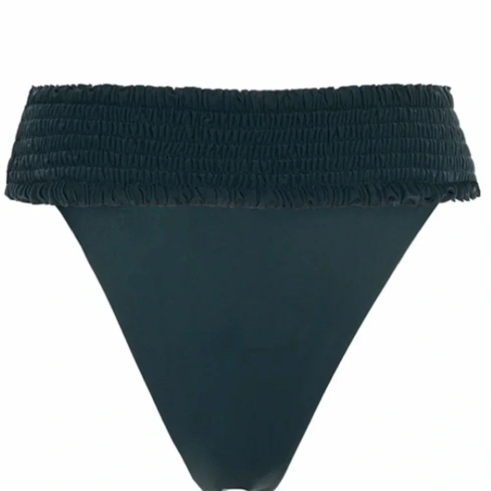 New Agua Bendita x Free People Tessa L Blue Teal HighWaist Smocked-Waist Bottoms